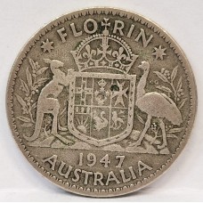 AUSTRALIA 1947 . FLORIN AUSTRALIA 1947 . FLORIN